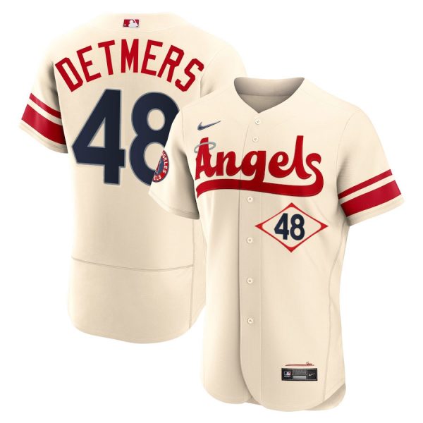 Angels 48 Reid Detmers Cream 2022 City Connect Flexbase Jersey Dzhi,We sell and wholesale Angels 48 Reid Detmers Cream 2022 City Connect Flexbase Jersey Dzhi on line form chian!